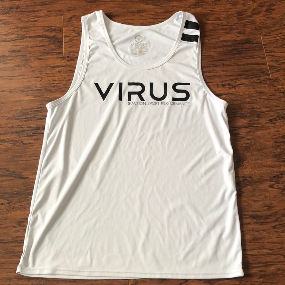 VIRUS Tank Top XL Exercise white black